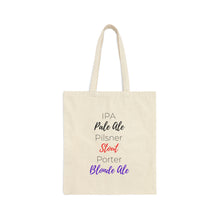 Load image into Gallery viewer, American Beer Styles Tote Bag