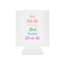 Load image into Gallery viewer, Rainbow Beer Styles Can Cooler