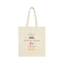 Load image into Gallery viewer, German Beer Styles Tote Bag