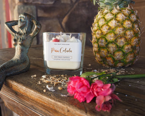 Pina Colada Cocktail Candle - 100% Soy Wax