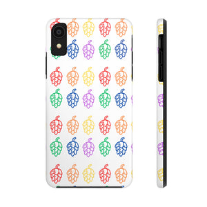 Rainbow Hop White Tough Phone Cases