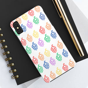 Rainbow Hop White Tough Phone Cases