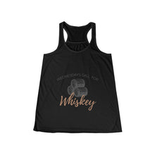 Load image into Gallery viewer, Women&#39;s Wednesday&#39;s Call for Whiskey Flowy Racerback Tank