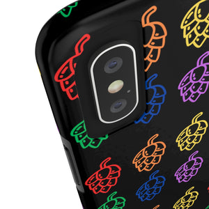 Rainbow Hop Tough Black Phone Cases