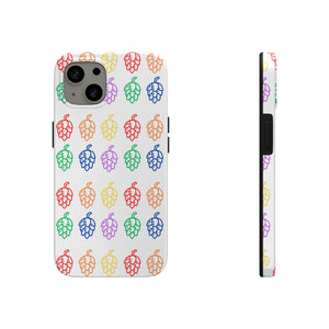 Rainbow Hop White Tough Phone Cases