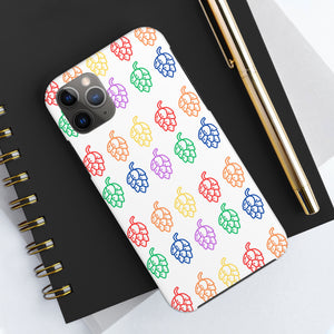 Rainbow Hop White Tough Phone Cases