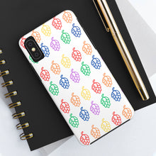 Load image into Gallery viewer, Rainbow Hop White Tough Phone Cases