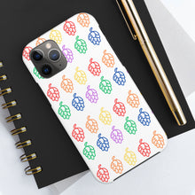 Load image into Gallery viewer, Rainbow Hop White Tough Phone Cases