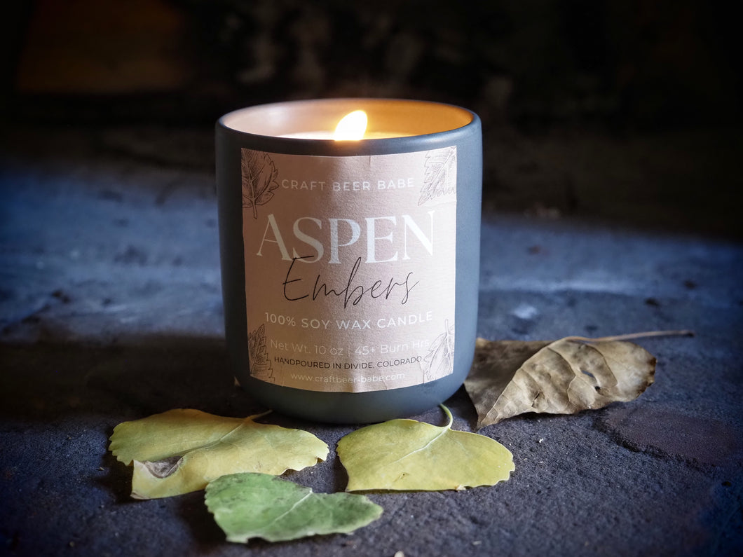 Aspen Embers - 100% Soy Wax Candle