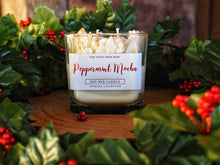Load image into Gallery viewer, Peppermint Mocha Candle - 100% Soy Wax Candle